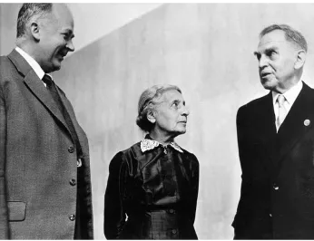 Portrait de Lise Meitner en Suède, à la fin de sa vie.