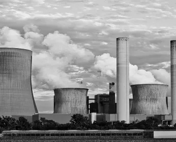 Illustration d’une centrale nucléaire.